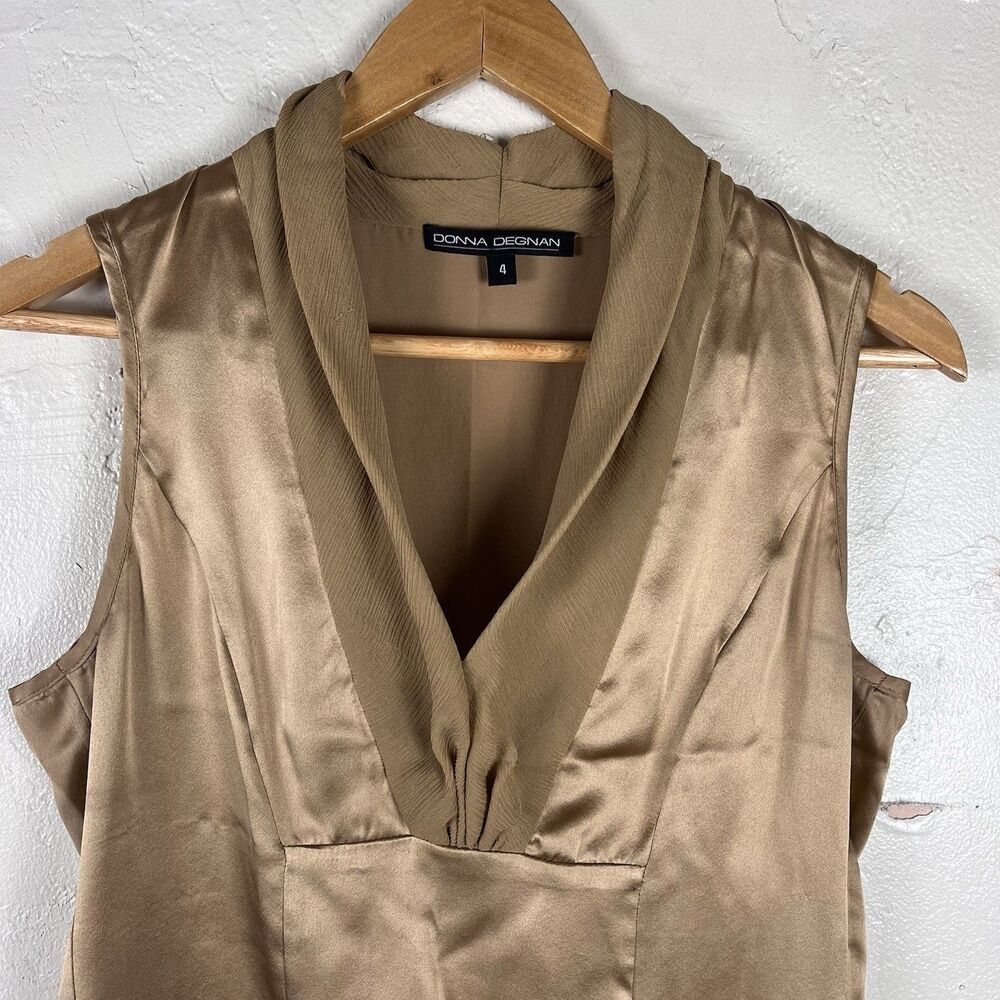 DONNA DEGNAN 100% SILK BLOUSE – WOMEN’S SIZE 4 - Picture 3 of 12